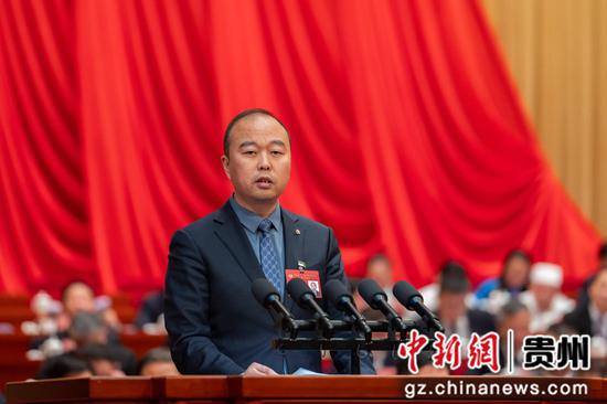 苟永强委员。唐哲 摄 苟永强委员。唐哲 摄