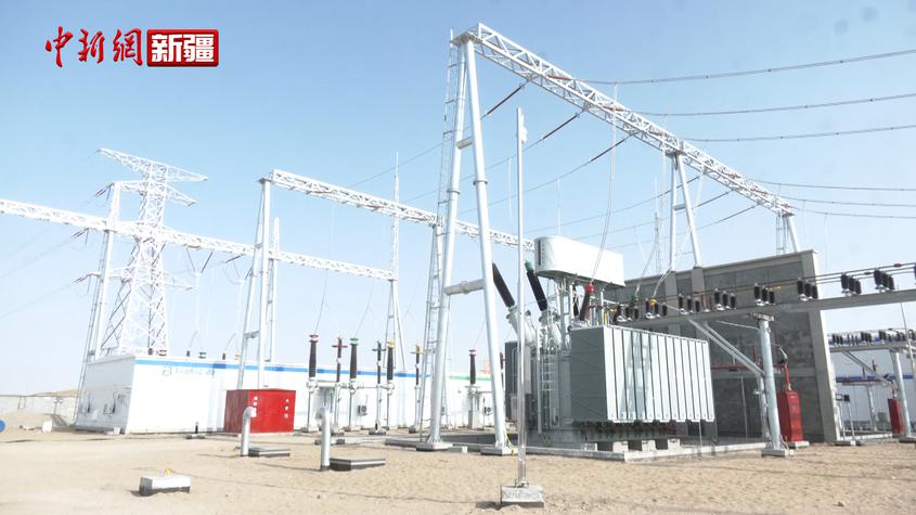 塔克拉瑪干沙漠第一座 220千伏用戶變電站正式投運