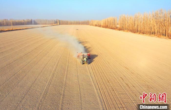 新疆兵团春小麦开播 匀播技术促增产增效