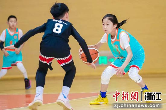 图为比赛现场。浙江省篮球协会供图