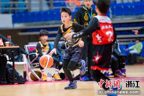 图为比赛现场。浙江省篮球协会供图