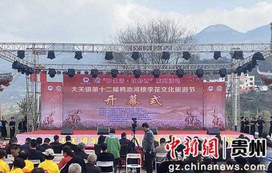 2024年黔西市大关镇第十二届鸭池河桃李花文化旅游节开幕