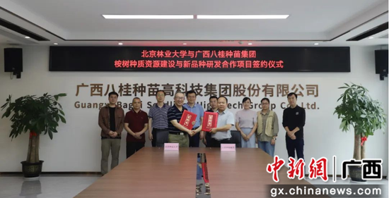 北京林业大学与广西八桂种苗集团打造校企合作新样板