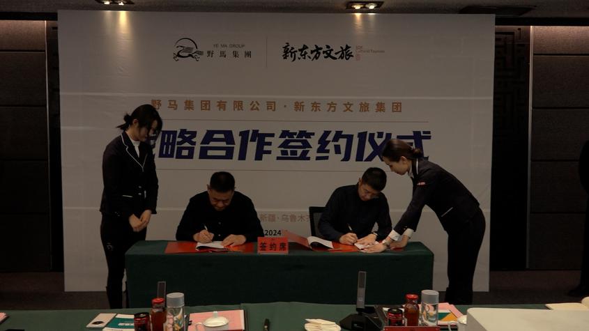 野马集团与新东方文旅集团签署合作协议 共绘文化旅游新篇章