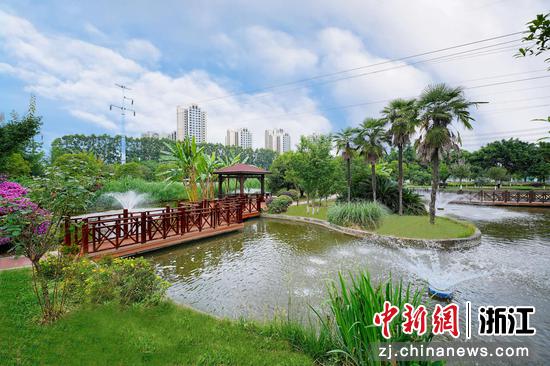 物产中大环境成都公司湿地公园。物产中大环境供图