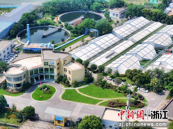成都公司鸟瞰图。物产中大环境供图