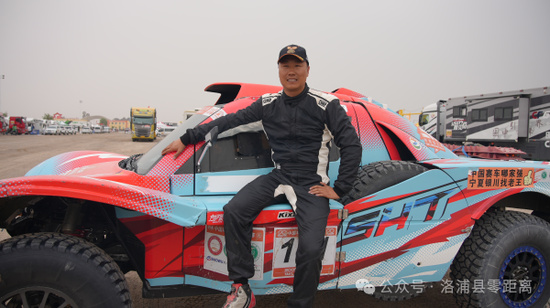 2024中国环塔国际拉力赛车手苏皓田。