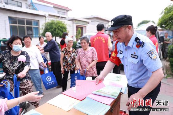 图为活动现场。（北京铁路公安局天津公安处供图）