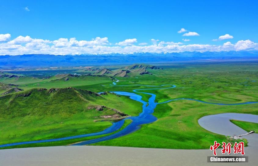 新疆巴州：夏日季节 巴音布鲁克草原生态美