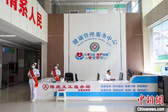 图为温水分院一隅。 中新网记者 瞿宏伦 摄 图为温水分院一隅。 中新网记者 瞿宏伦 摄