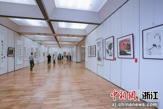 2024“西湖杯”书画展启幕 纪念黄宾虹诞辰160周年-中国新闻网-浙江新闻