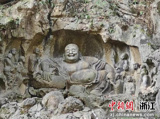大肚弥勒造像（宋代） 作者供图