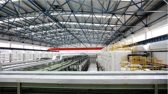 贵州美锦煤—焦—氢综合利用示范项目中的水处理系统。（资料图）