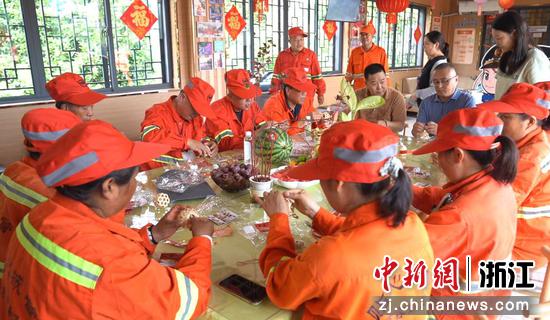 活动现场。 杭州市环卫固废中心供图