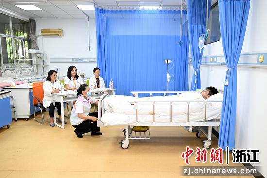 比赛现场。浙江省卫生健康综合保障中心供图。