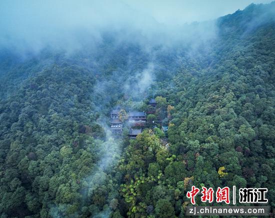 韬光寺远眺 作者供图