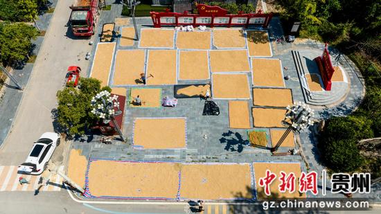 台江县施洞镇偏寨村晒秋 张奎摄