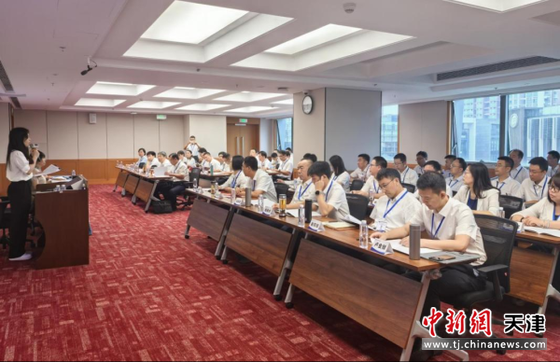 图为异地教学活动现场。(天津官方供图) 图为异地教学活动现场。(天津官方供图)