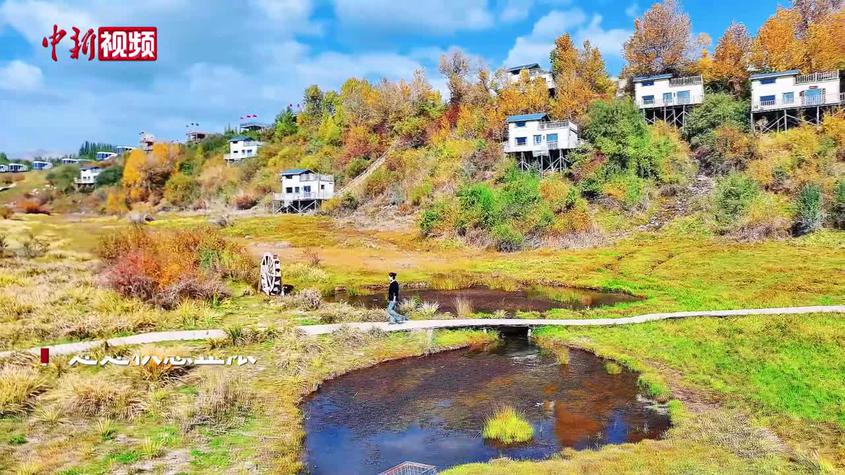 新疆溫宿：秋彩塔村斑斕成景