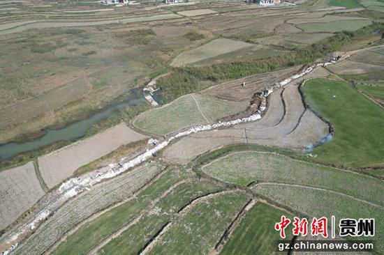 高堡村项目施工现场。