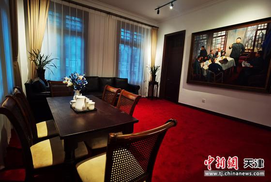 图为第七展室“红楼密战”。（天津城投集团供图）