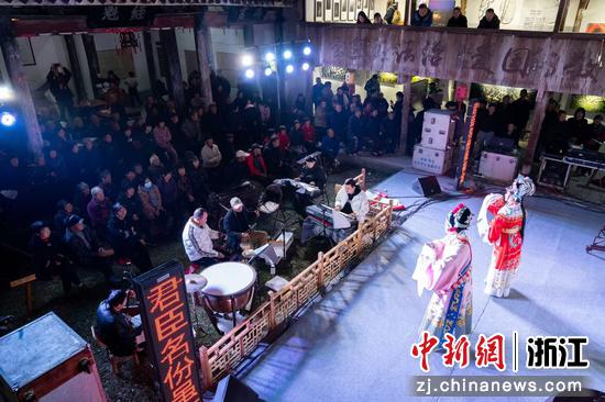 殿前村乡村戏剧。河头镇人民政府 供图