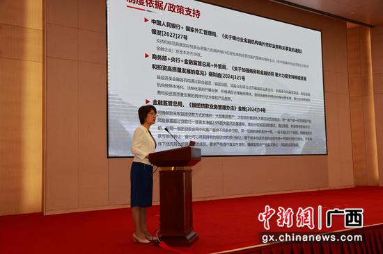 图为关于加强国际银团贷款合作的行动计划发布。林雯 摄