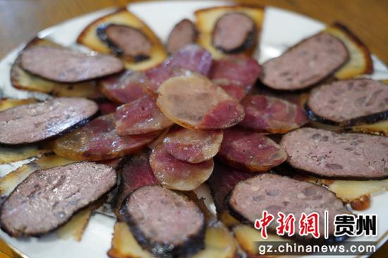 腊制品切盘。 郭露 摄 腊制品切盘。 郭露 摄