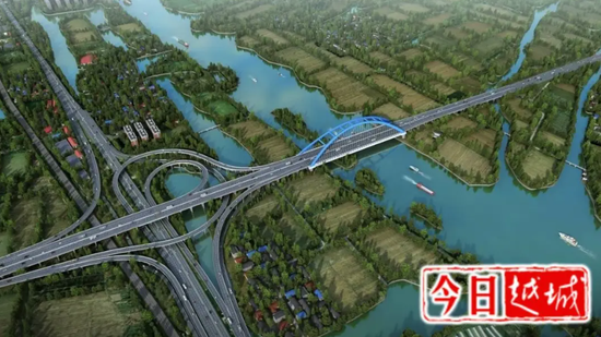 104国道绍兴东湖至蒿坝段效果图