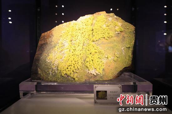 展览上的各色宝石、矿石 展览上的各色宝石、矿石
