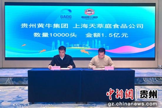 图为签约仪式现场。