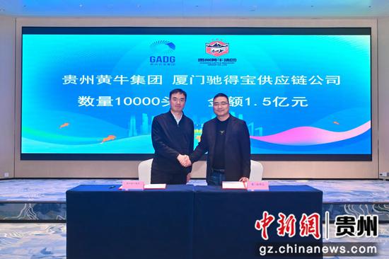 图为签约仪式现场。