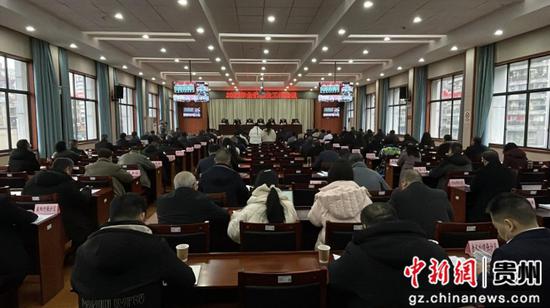 图为2025年贵州全省林业工作会议现场。王秋旭摄