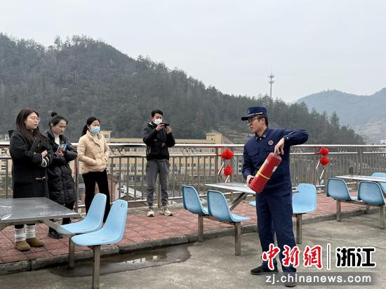 培训演练现场。磐安县消防救援大队供图