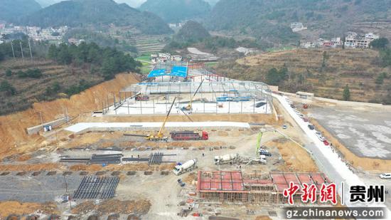 国体体育二期建设黄航拍图