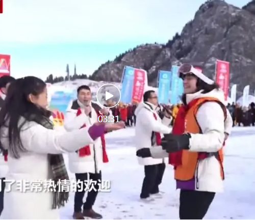 【与你为邻】法国冰帆船选手点赞新疆速度