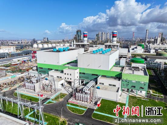 浙能镇海天然气发电燃机搬迁改造项目。佟圆圆 摄