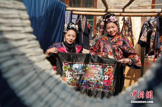 贵州台江苗绣。台江县委宣传部供图