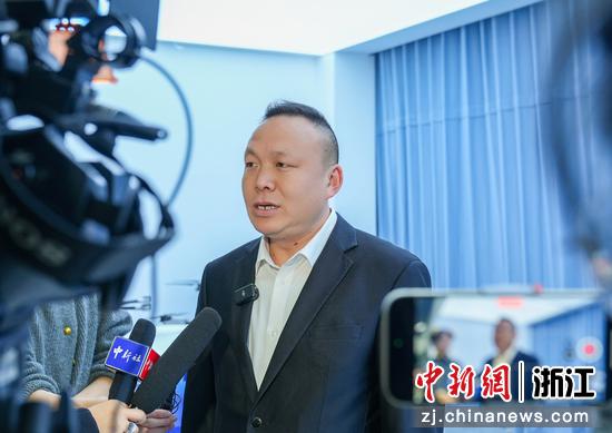 杭州五湖电子科技有限公司总经理季昕伟。 （主办方供图）