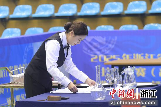 3月24日,比赛现场。(浙江旅游职业学院供图) 3月24日,比赛现场。(浙江旅游职业学院供图)