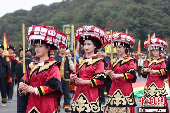 3月28日，祭花神活动现场。李华 摄