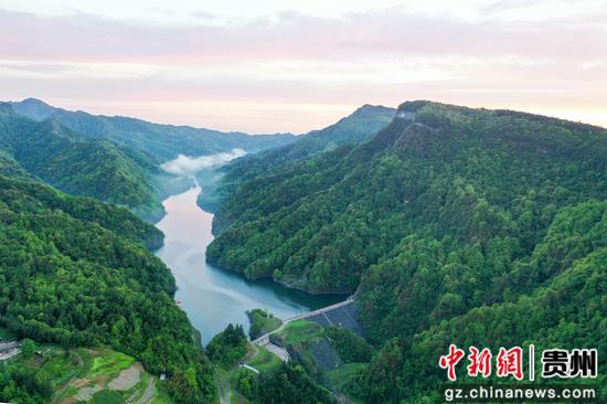 建设完工的大沙河水库。