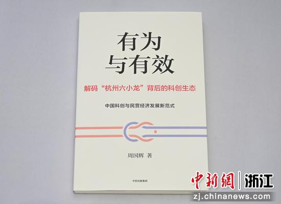 图为:《有为与有效》新书。中新社记者 王刚 摄