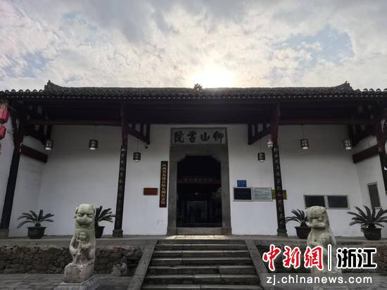 陆九渊讲学的金溪仰山书院 作者供图