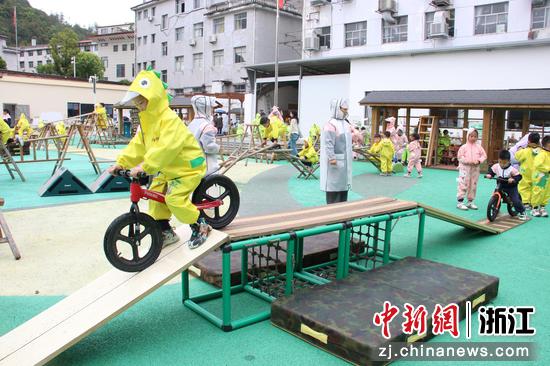 近日，磐安二幼公开课现场。 （羊晓澜 供图）