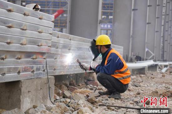 航空产业城二期项目建设 。杨曦 摄 航空产业城二期项目建设 。杨曦 摄
