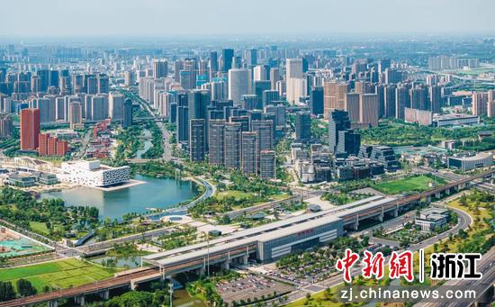 临平区俯瞰图。 临平区委宣传部供图 临平区俯瞰图。 临平区委宣传部供图