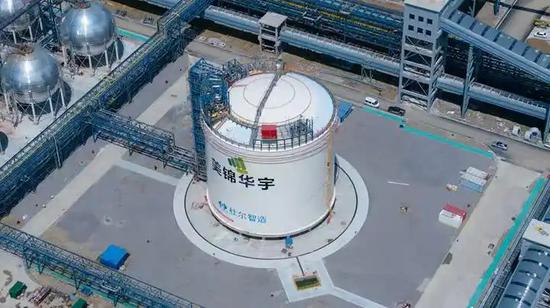 六枝特区贵州美锦华宇“煤―焦―氢”综合利用示范项目的现场 （图片来源：六枝特区融媒体中心）