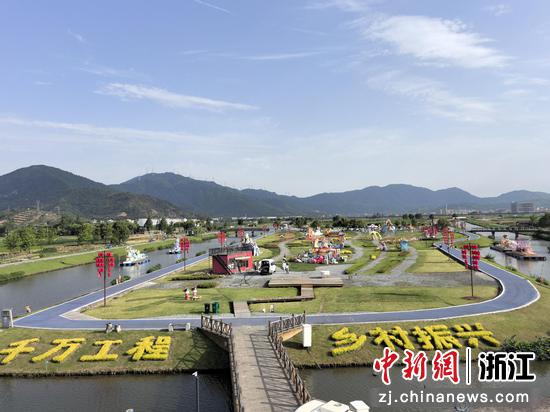 垟心岛观景台极目远眺 作者供图