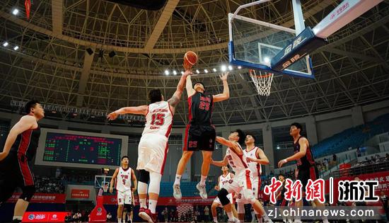 图为比赛现场。(浙江省篮球协会供图) 图为比赛现场。(浙江省篮球协会供图)